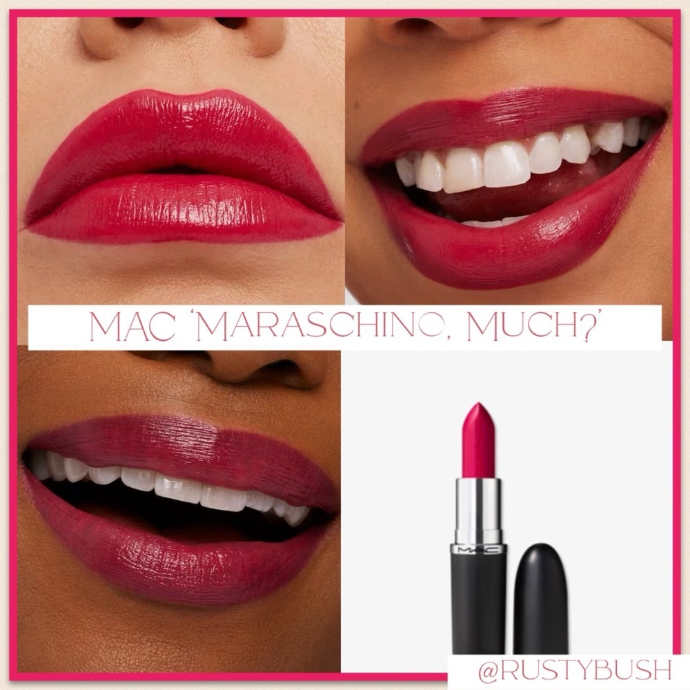 ‘Maraschino, Much?’ M·A·Cximal Sleek Satin Lipstick